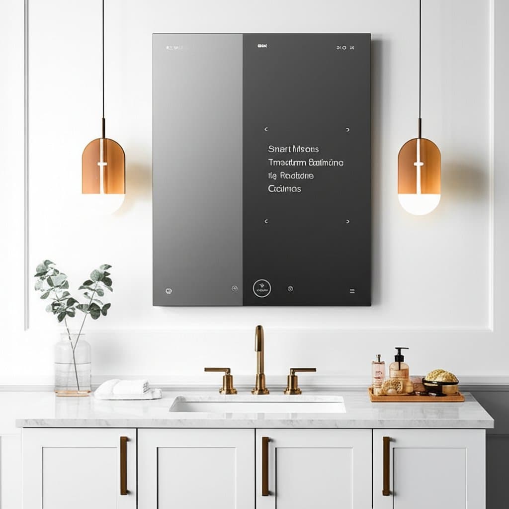 Featured image for Smart Mirrors Transform Bathrooms by Replacing Medicine Cabinets