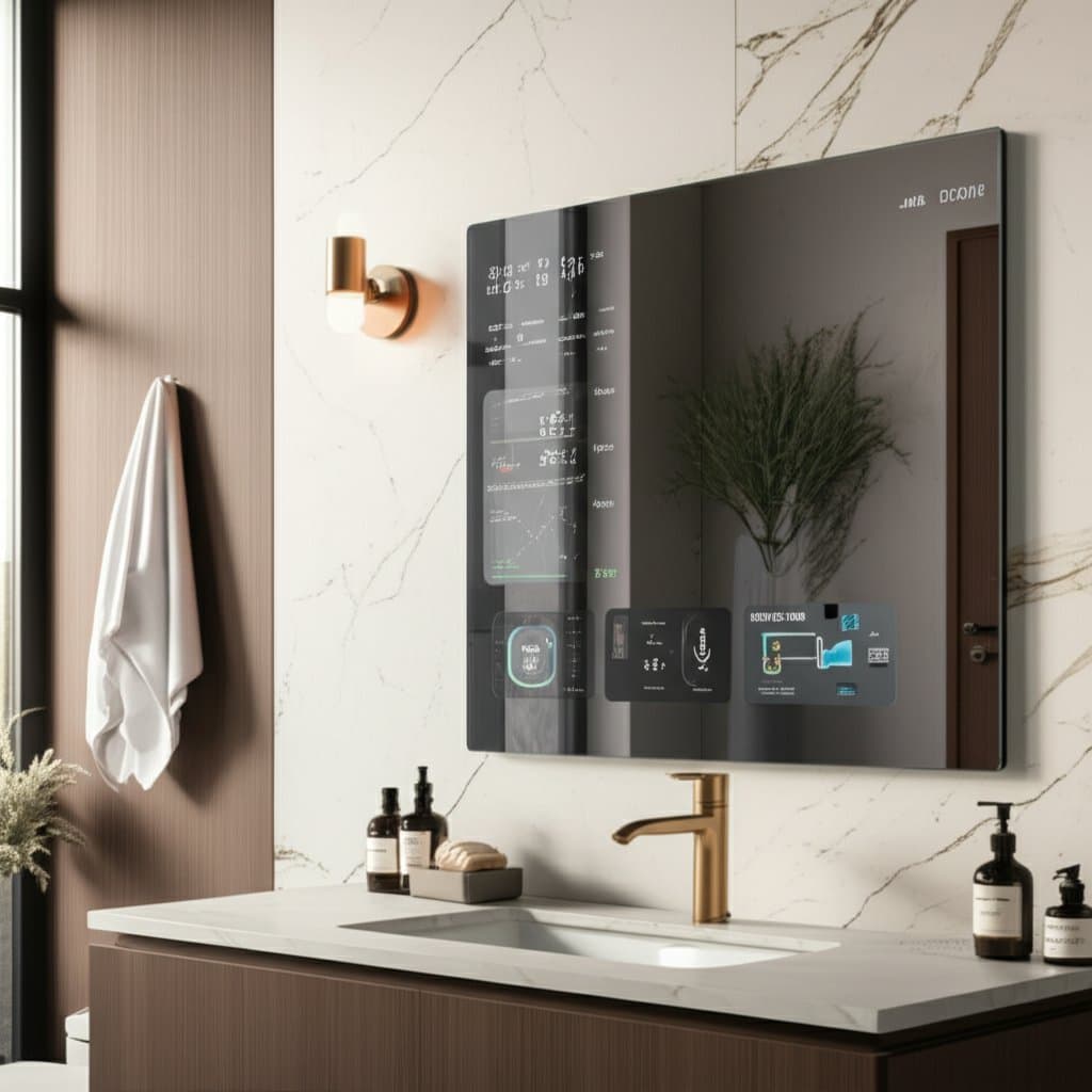 Smart Mirrors Replace Phones as Morning Command Centers