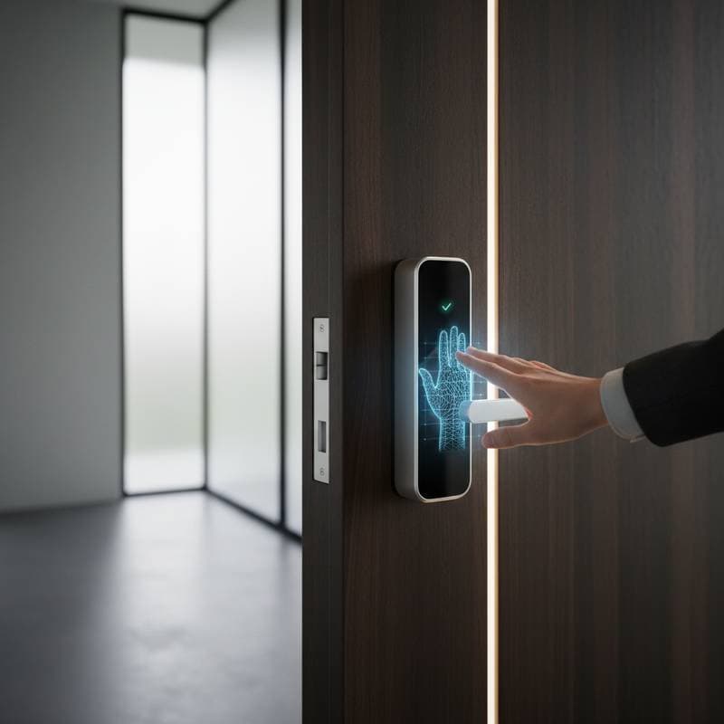 Walking Up Keyless: Palm Recognition Unlocks Your Door