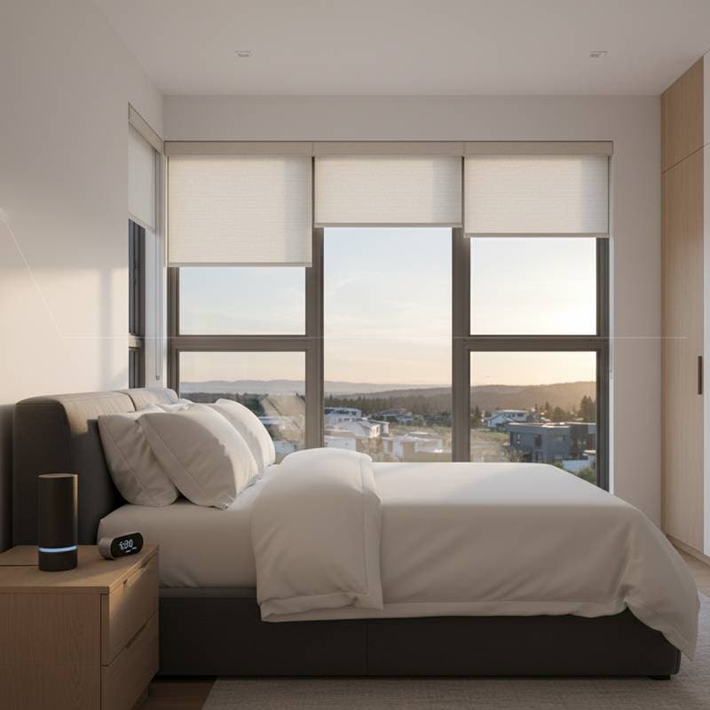 Featured image for Smart Blinds Sync Light to Your Natural Sleep Rhythm