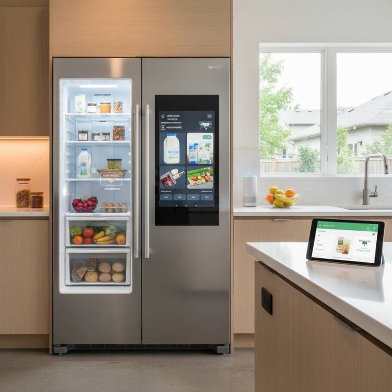 Featured image for Smart Fridges Track Food and Reorder Groceries for You
