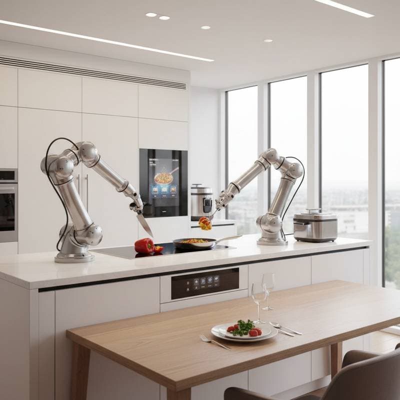 Featured image for Robot Chefs Now Handle Dinner Prep to Plating at Home