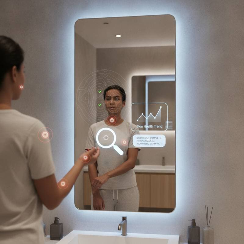 Featured image for Smart Mirrors Make Skin Checks a Daily Routine