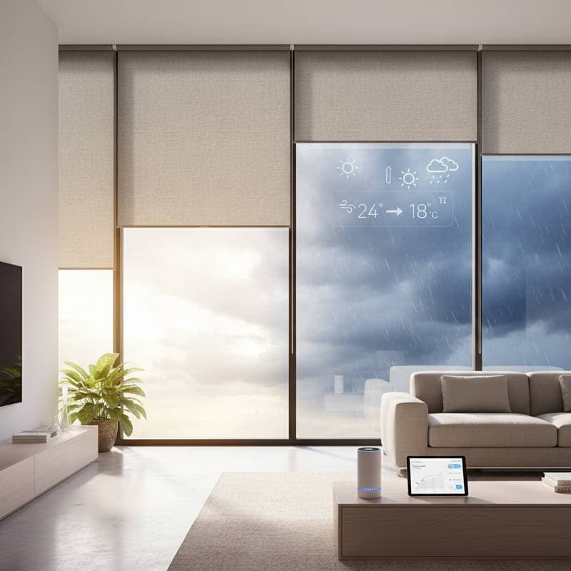 Smart Blinds That Read Weather and Adjust Themselves