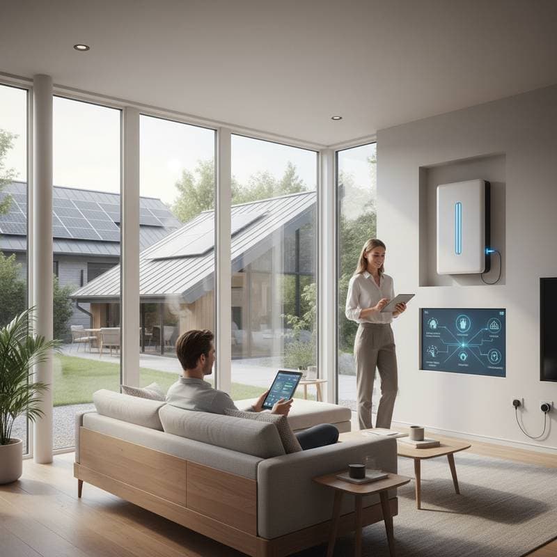 Smart Homes Generate Their Own Power with Solar